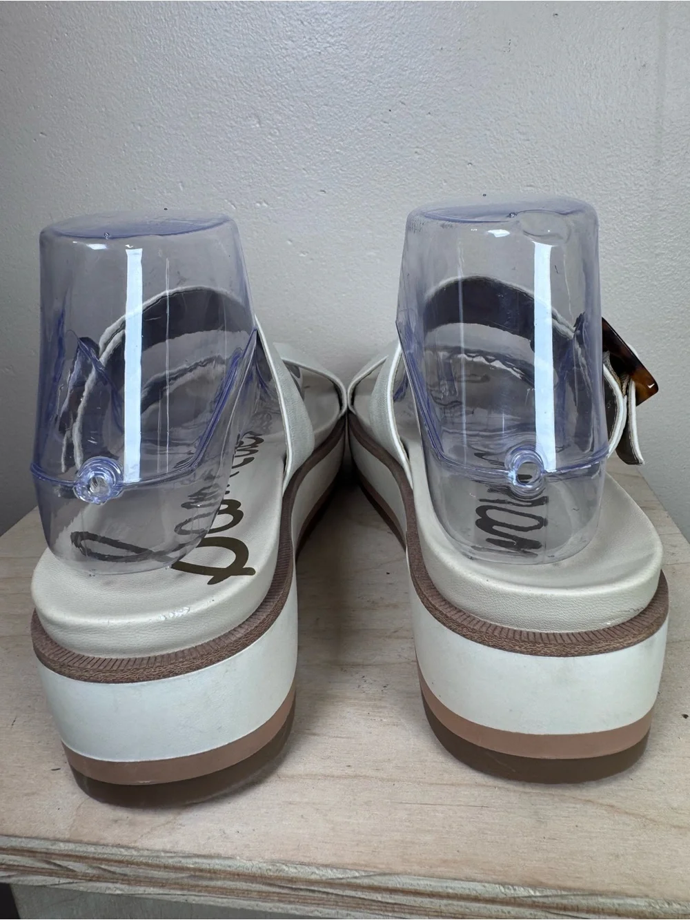 Sam Edelman Augustine platform sandals Tortoiseshell Buckle 8.5